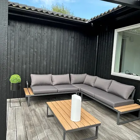 Ferienhaus Moderne Hus Taet Pa Fjorden